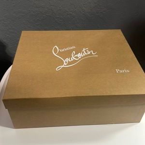 Used Louboutin suede booties